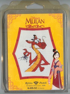 Disney`s Mulan Royal Cross stitch kit 6.430-52